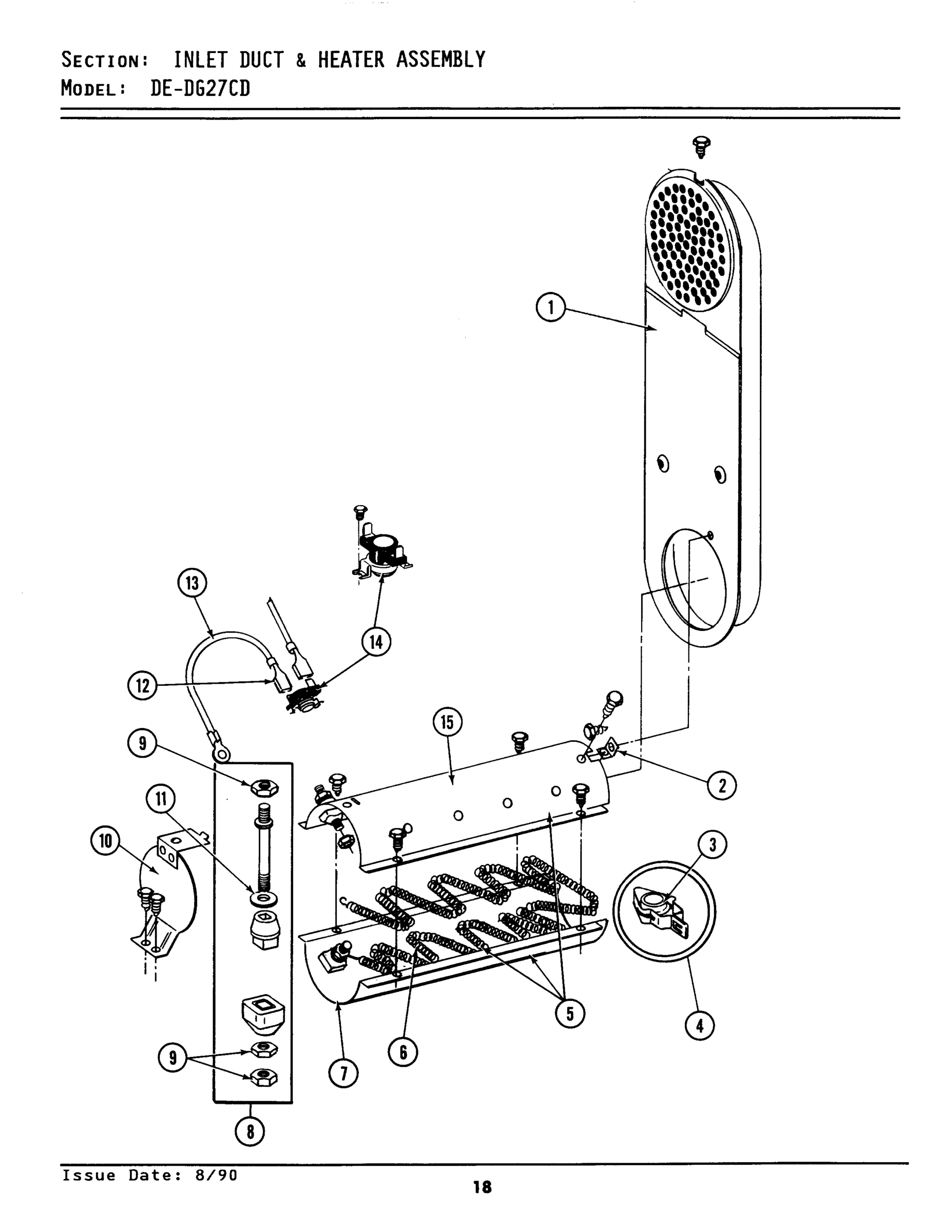 07 - INLET DUCT & HEATER ASSEMBLY