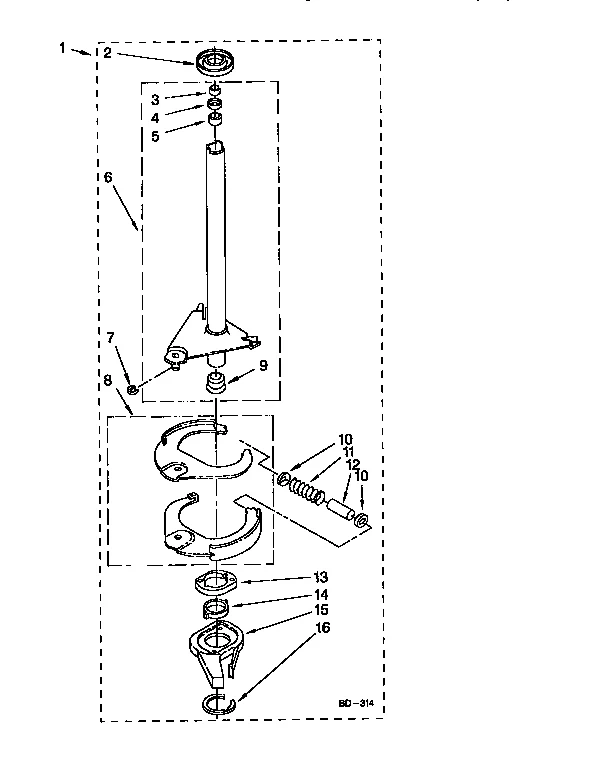 BRAKE AND DRIVE TUBE
