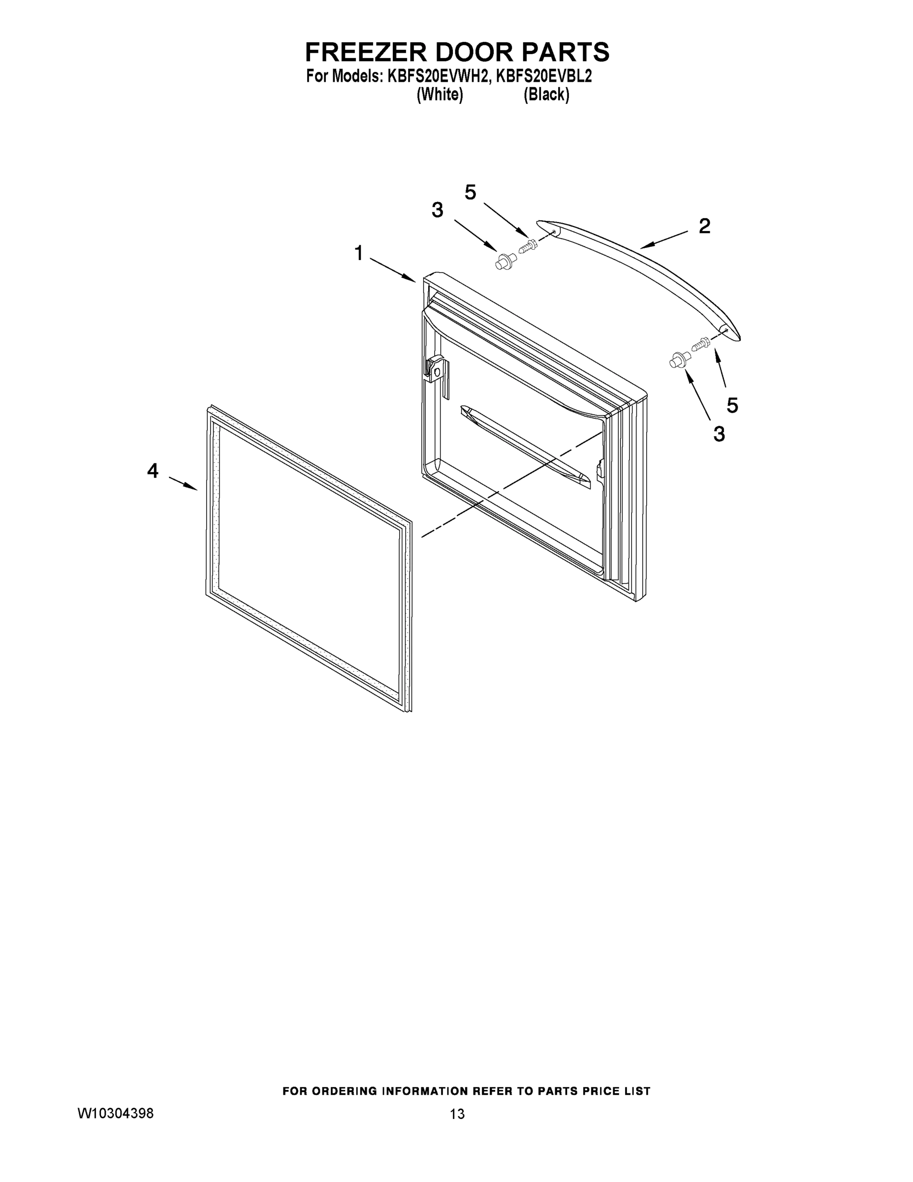 07 - FREEZER DOOR PARTS