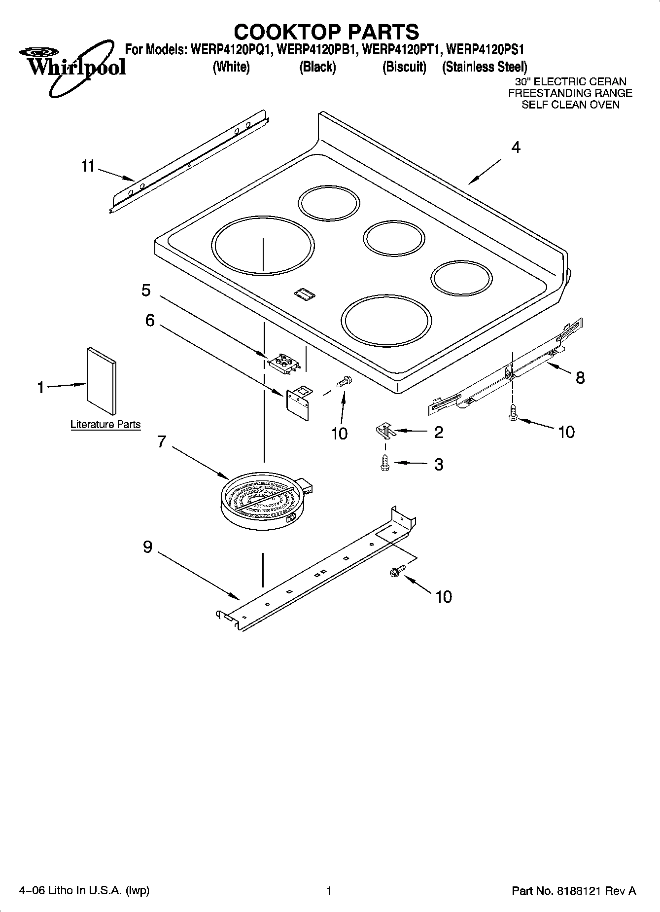 01 - COOKTOP PARTS