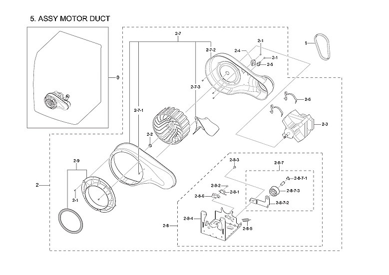 Motor Duct Assembly