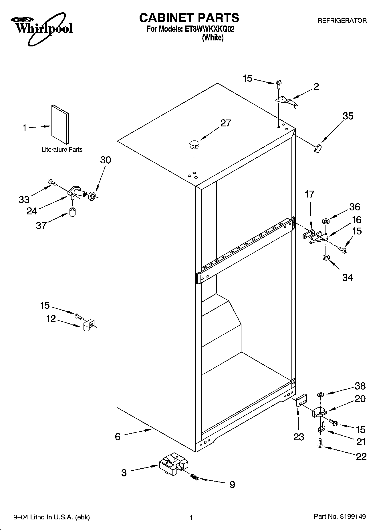 01 - CABINET PARTS