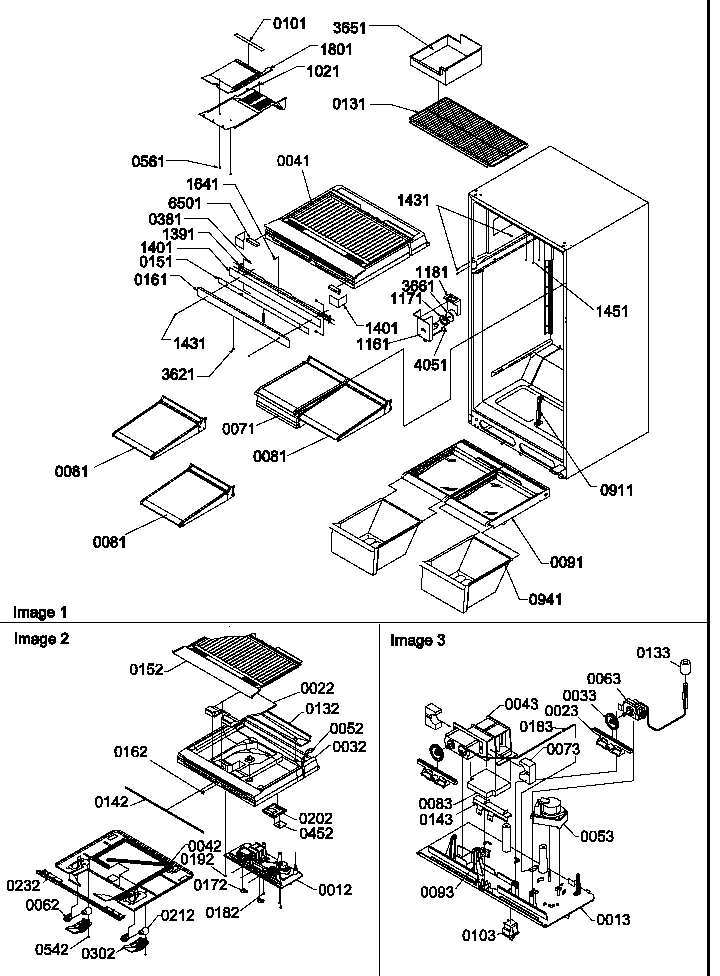 06 - INTERIOR CABINET AND DRAIN BLOCK ASSY