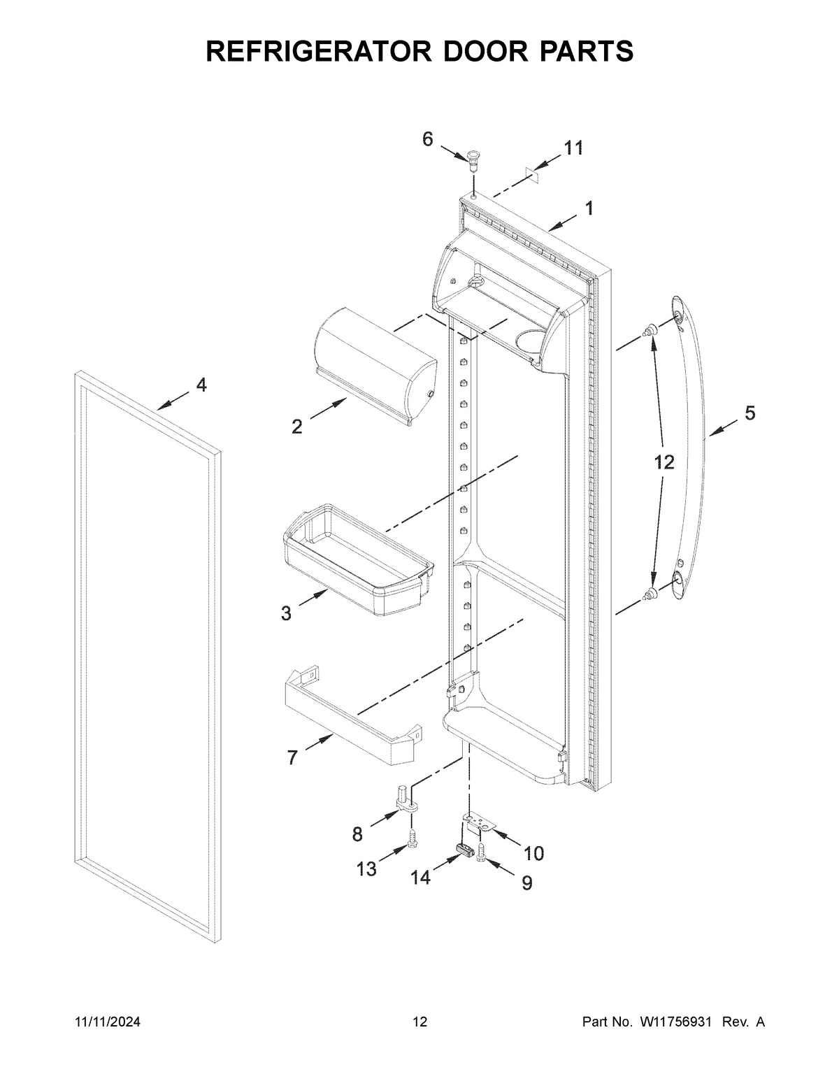 07 - REFRIGERATOR DOOR PARTS