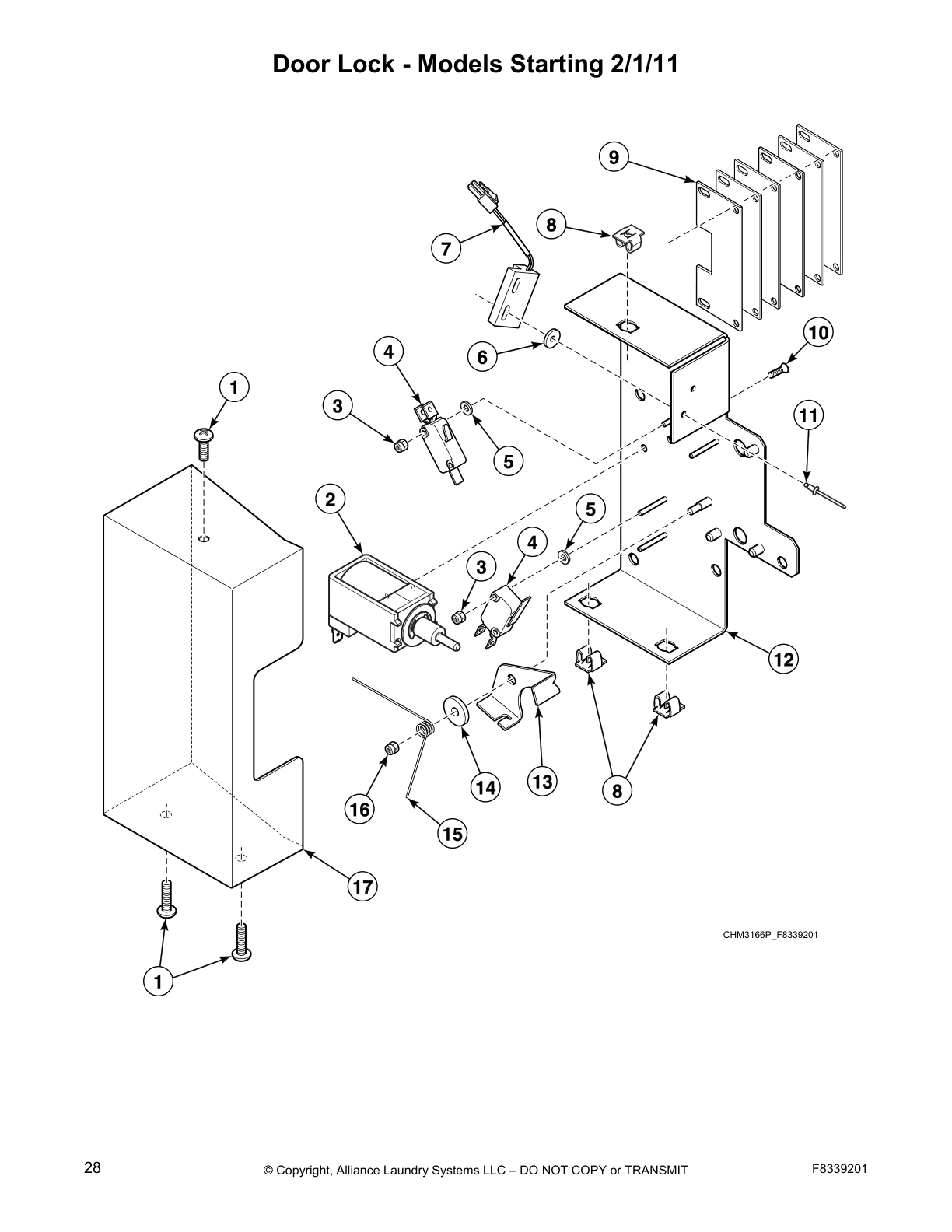 Door Lock - Models Starting 2/1/11