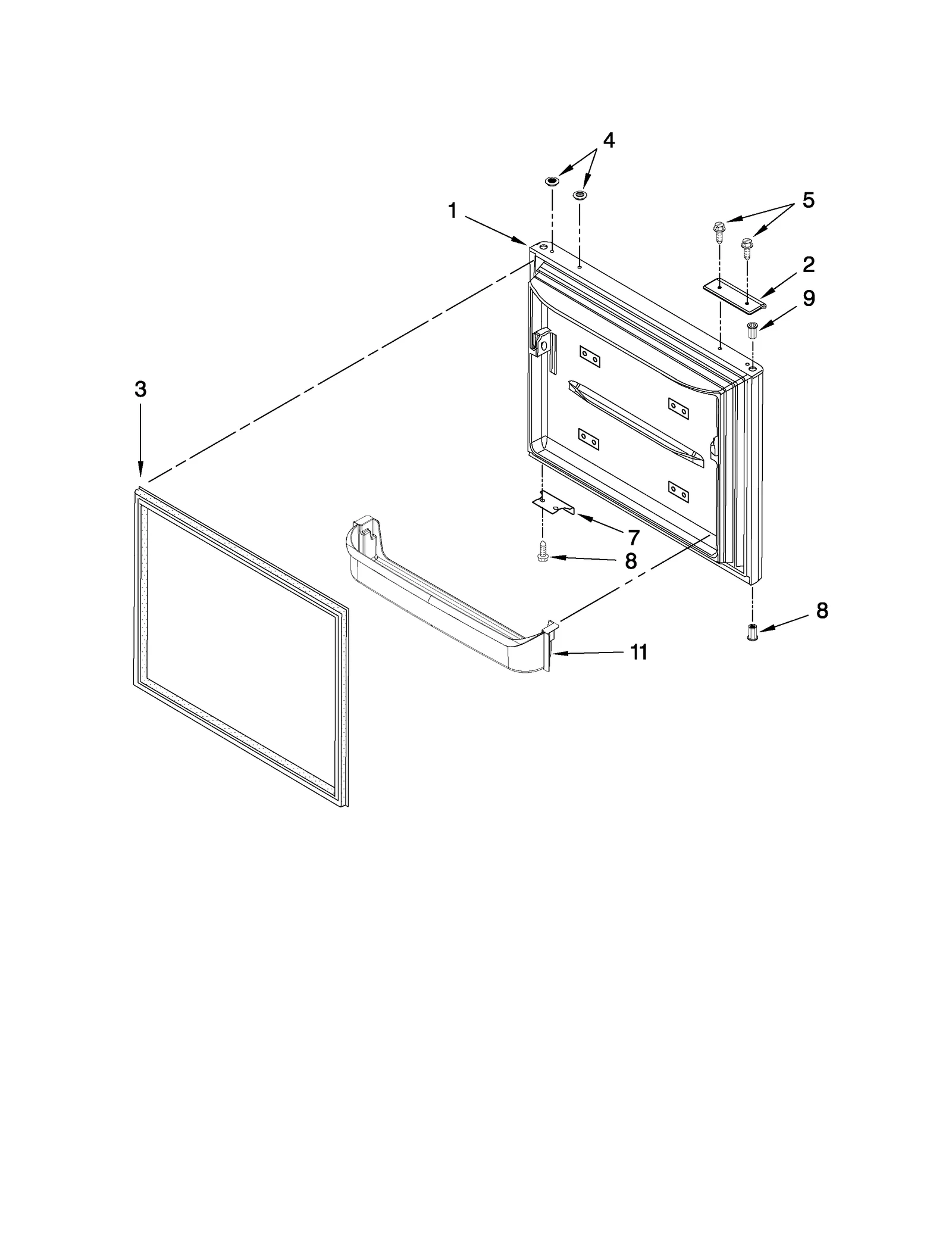 FREEZER DOOR PARTS