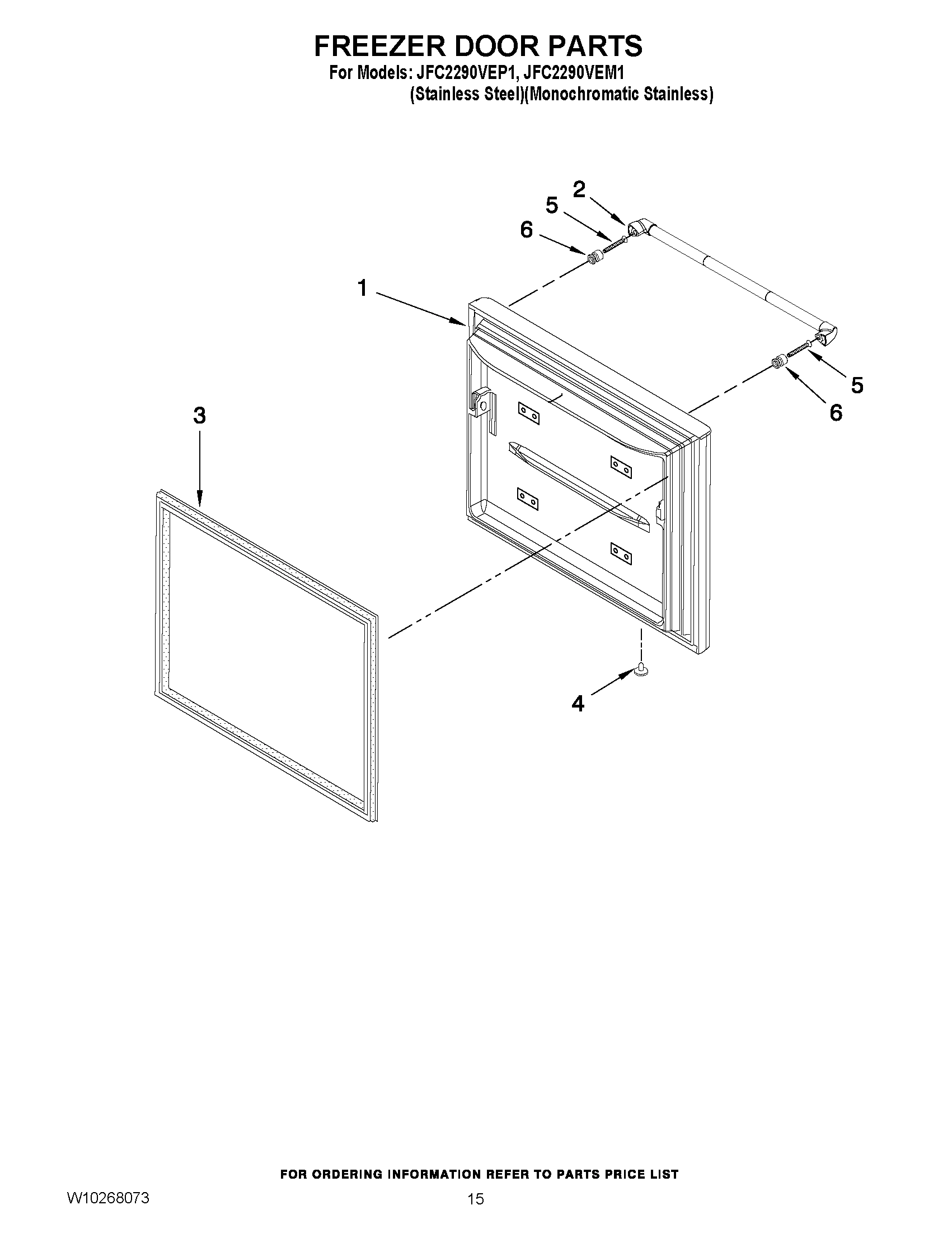 08 - FREEZER DOOR PARTS