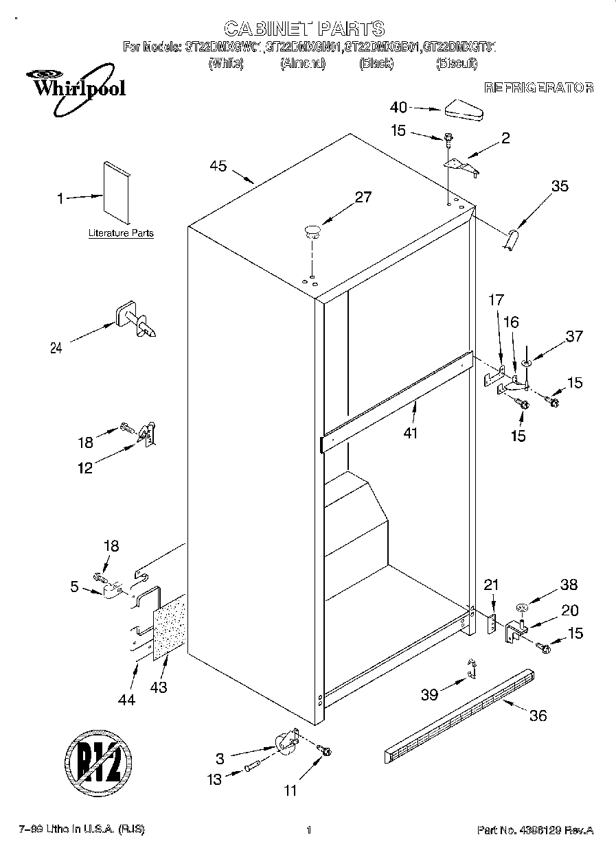 01 - CABINET, LITERATURE