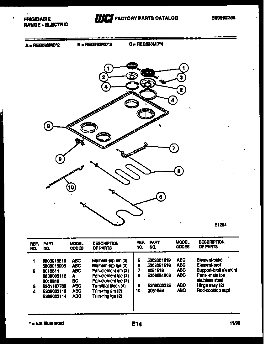 03 - COOKTOP AND BROILER PARTS