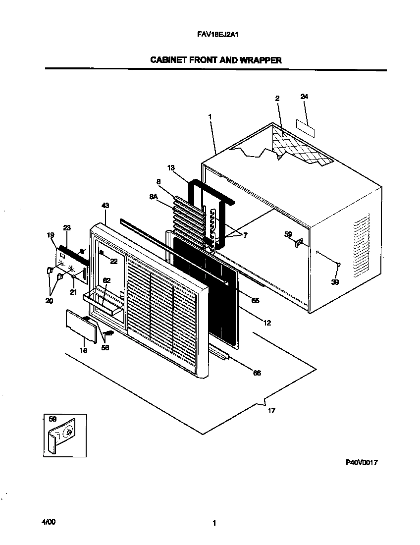 02 - CABINET FRONT AND WRAPPER