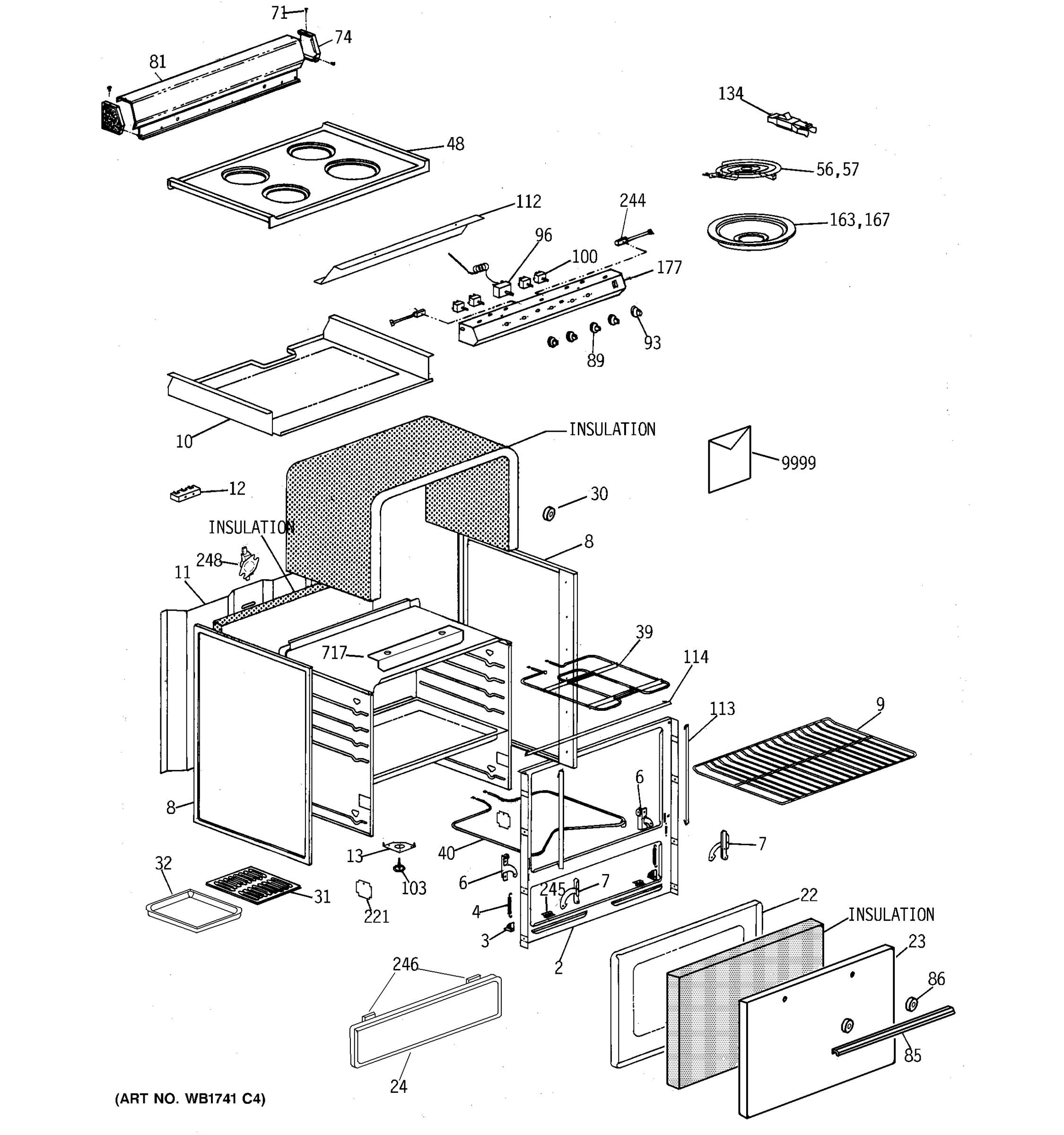 RANGE PARTS