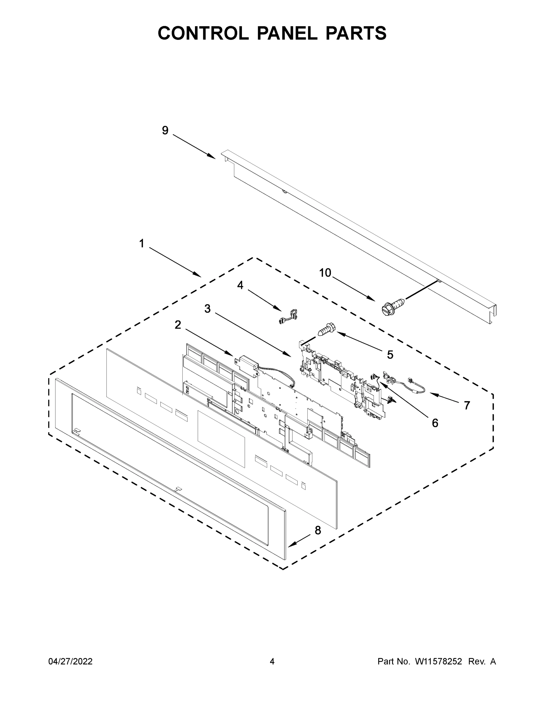 03 - CONTROL PANEL PARTS