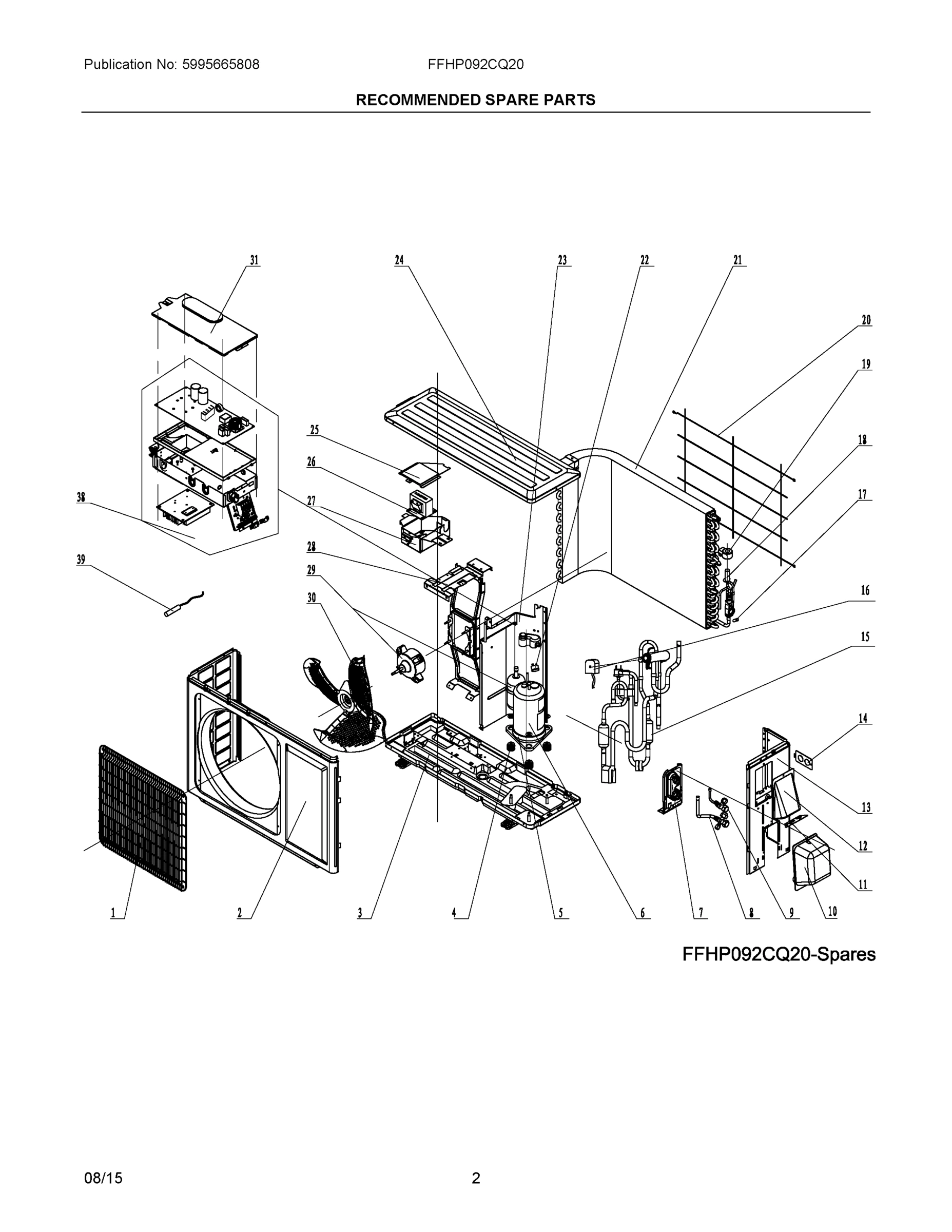 02 - RECOMMENDED SPARE PARTS