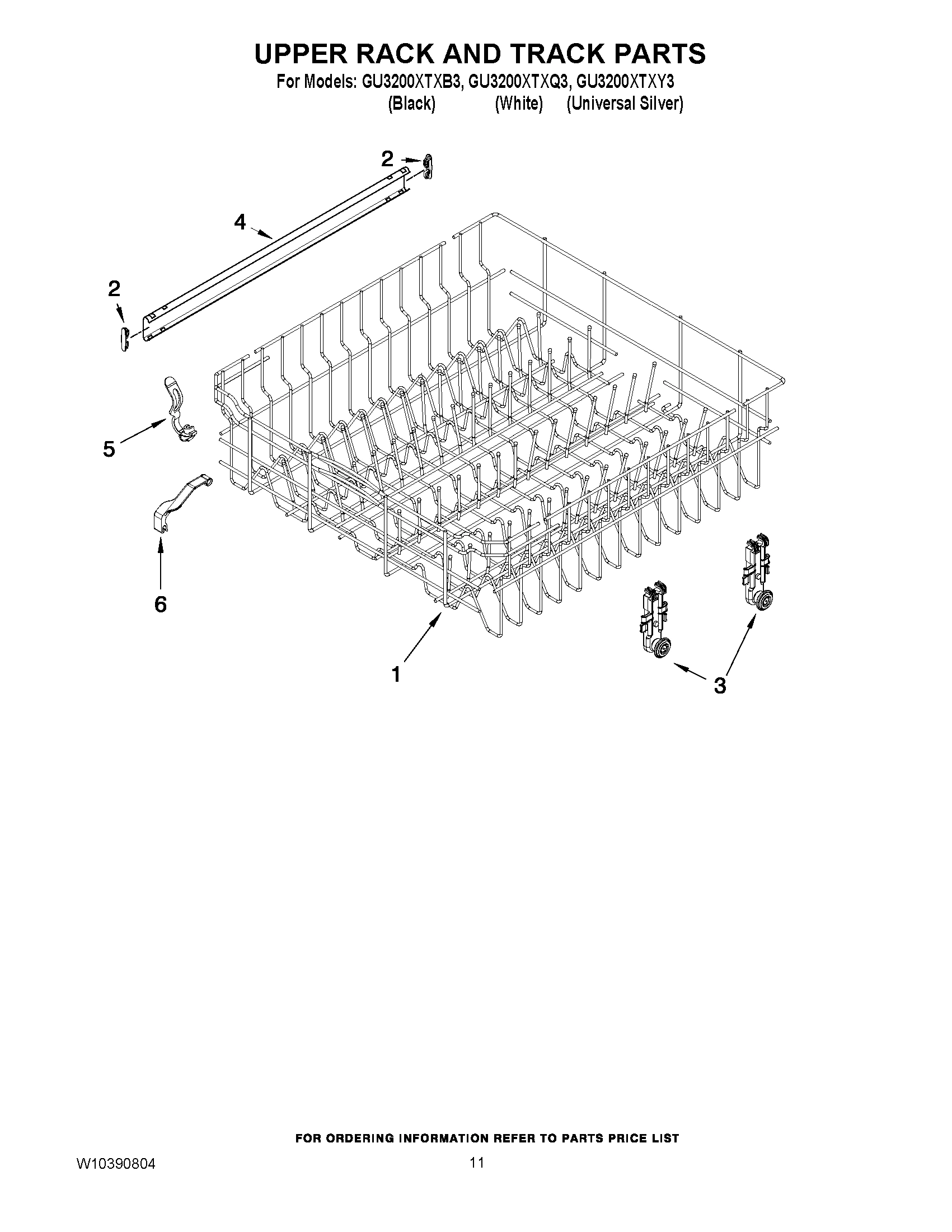 09 - UPPER RACK AND TRACK PARTS