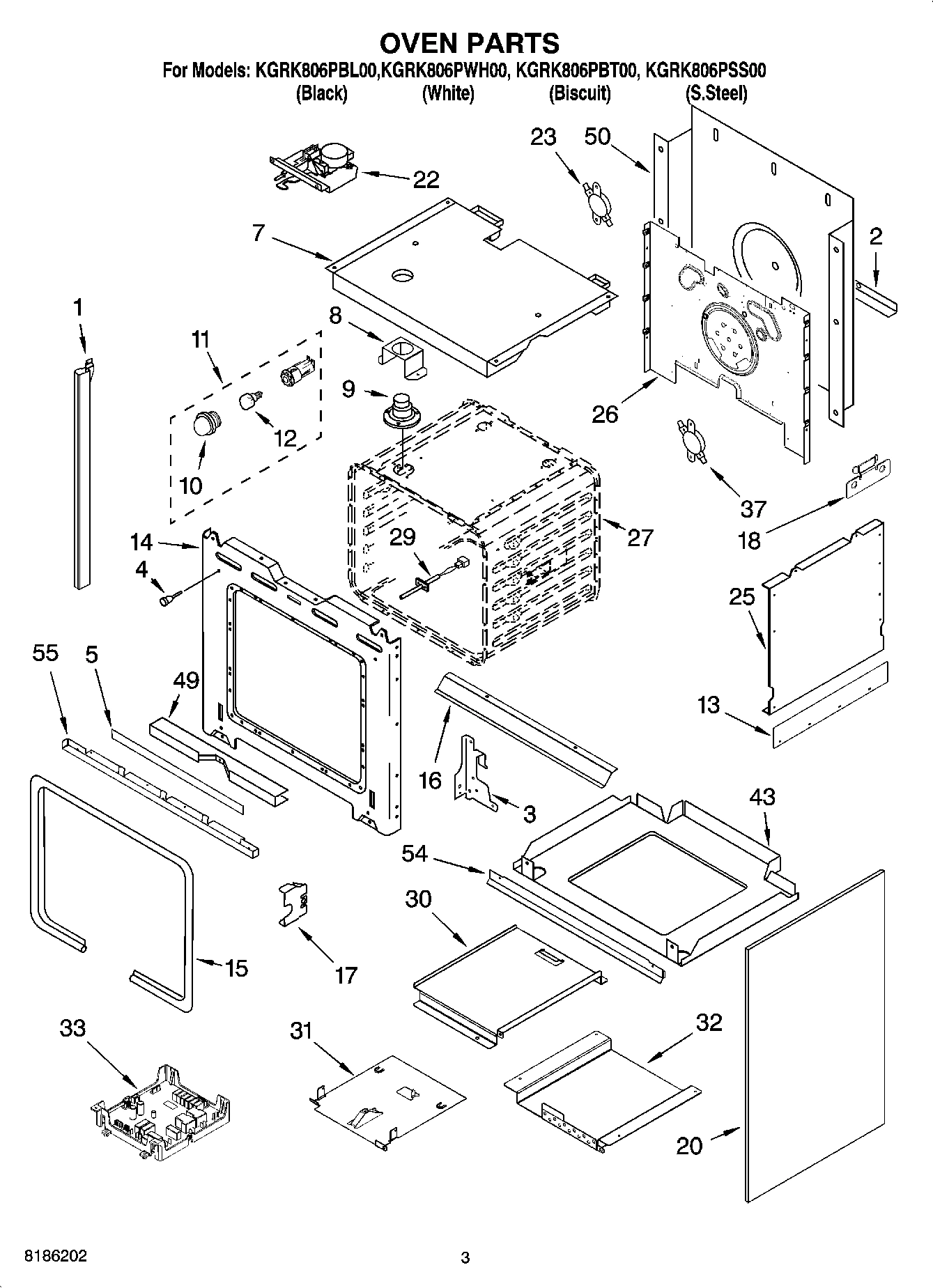 02 - OVEN PARTS
