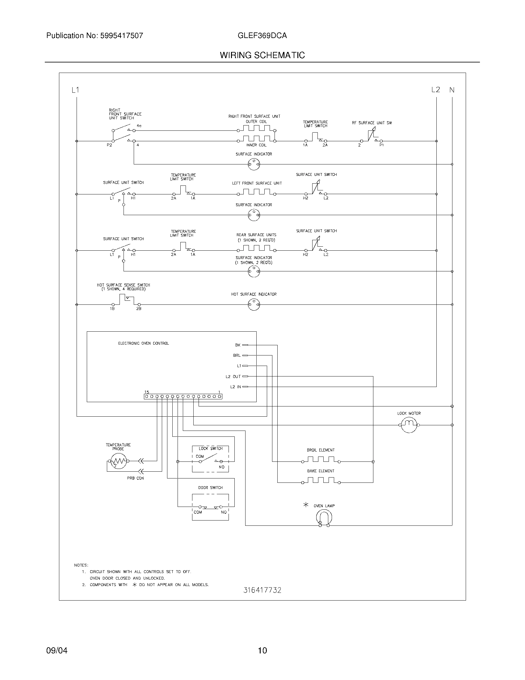 10 - WIRING SCHEMATIC