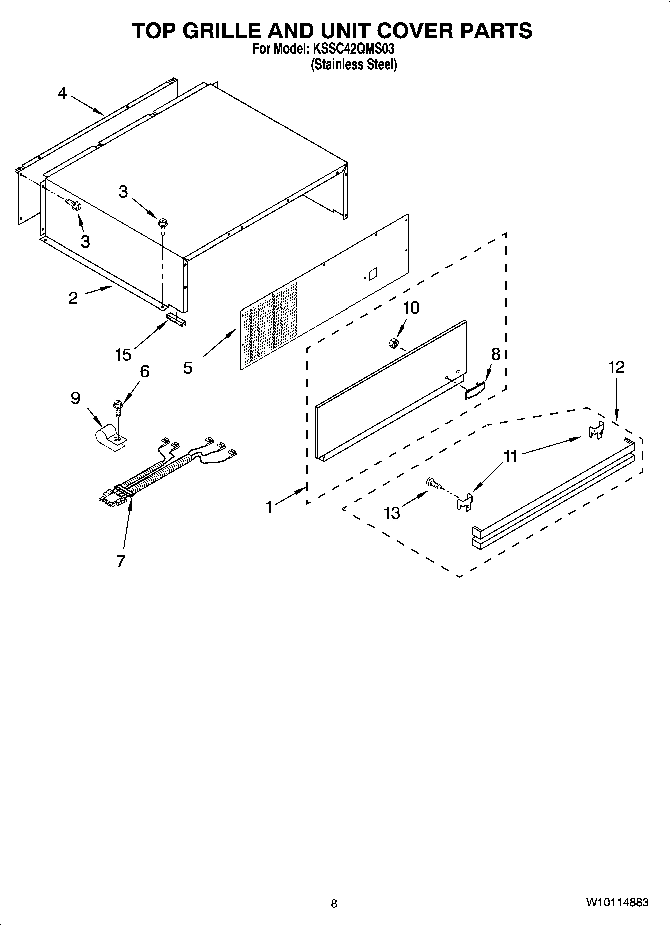06 - TOP GRILLE AND UNIT COVER PARTS