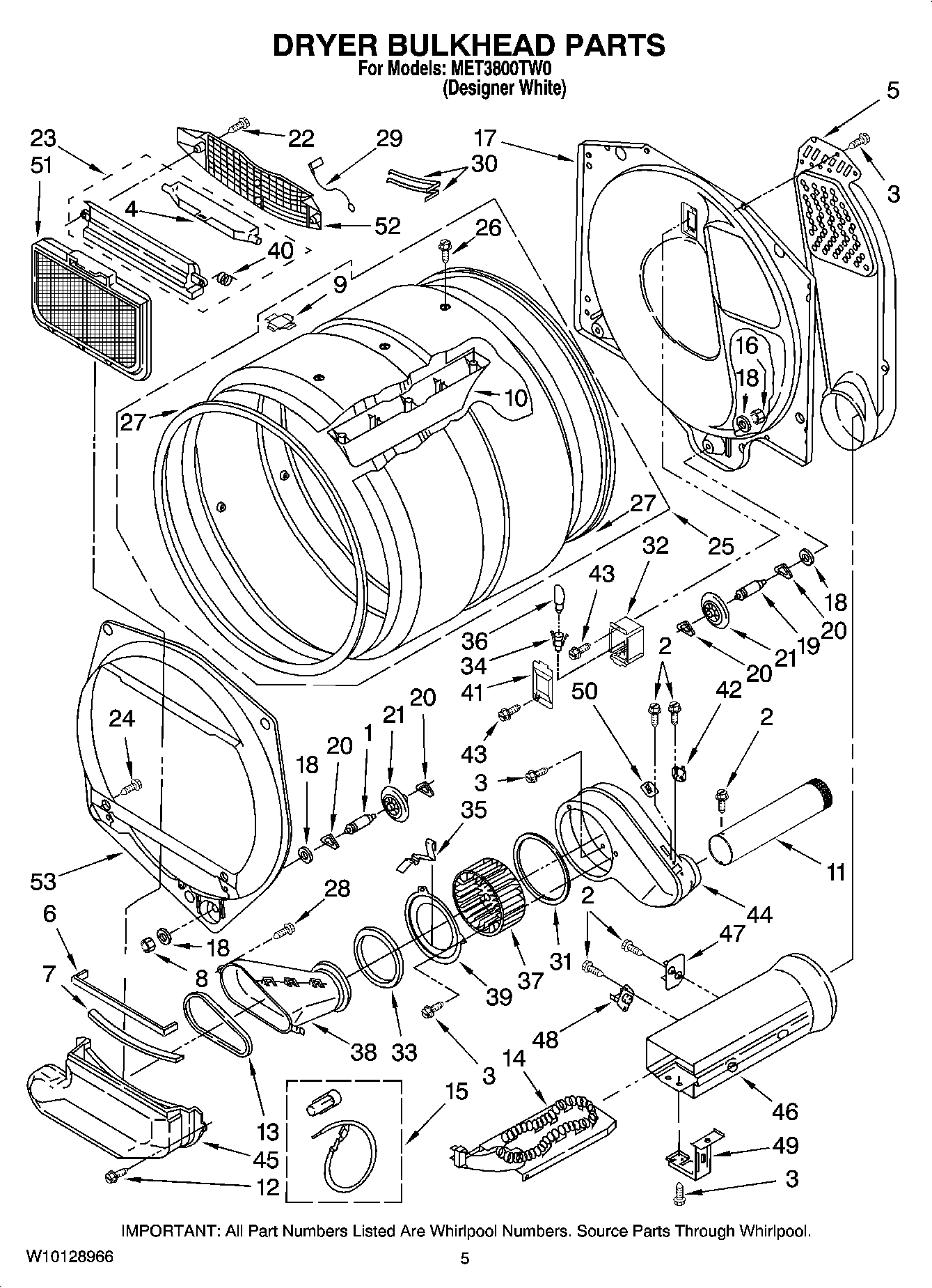 04 - DRYER BULKHEAD PARTS