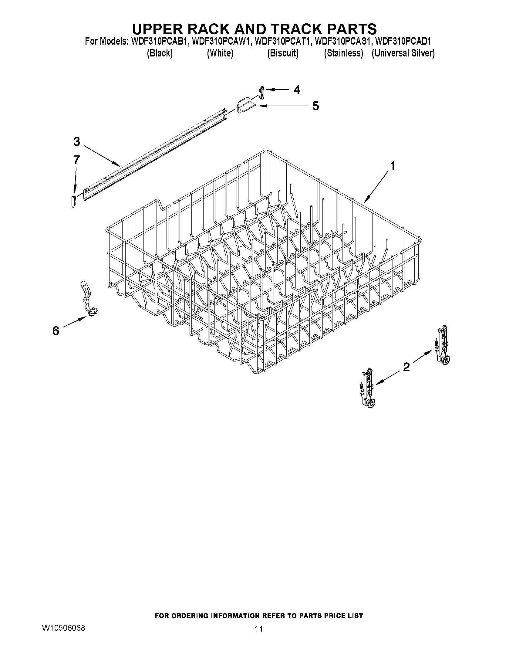 09 - UPPER RACK AND TRACK PARTS