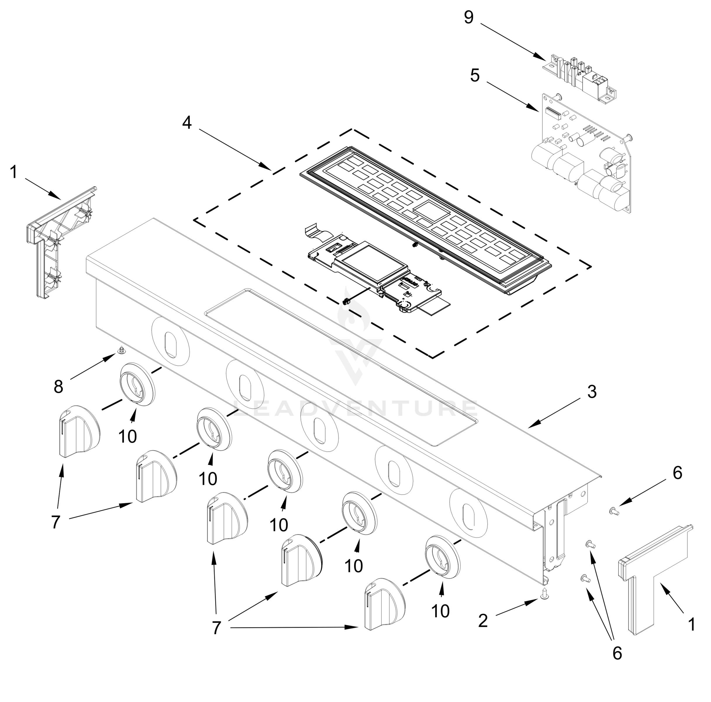 CONTROL PANEL PARTS
