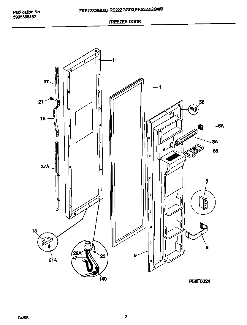 02 - FREEZER DOOR