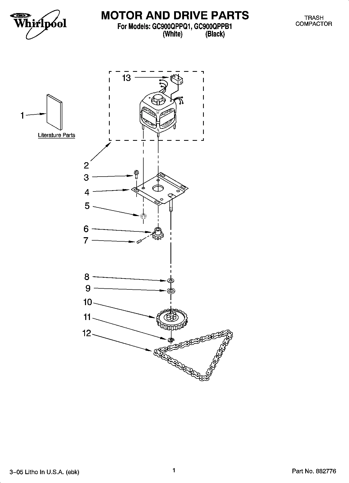 01 - MOTOR AND DRIVE PARTS