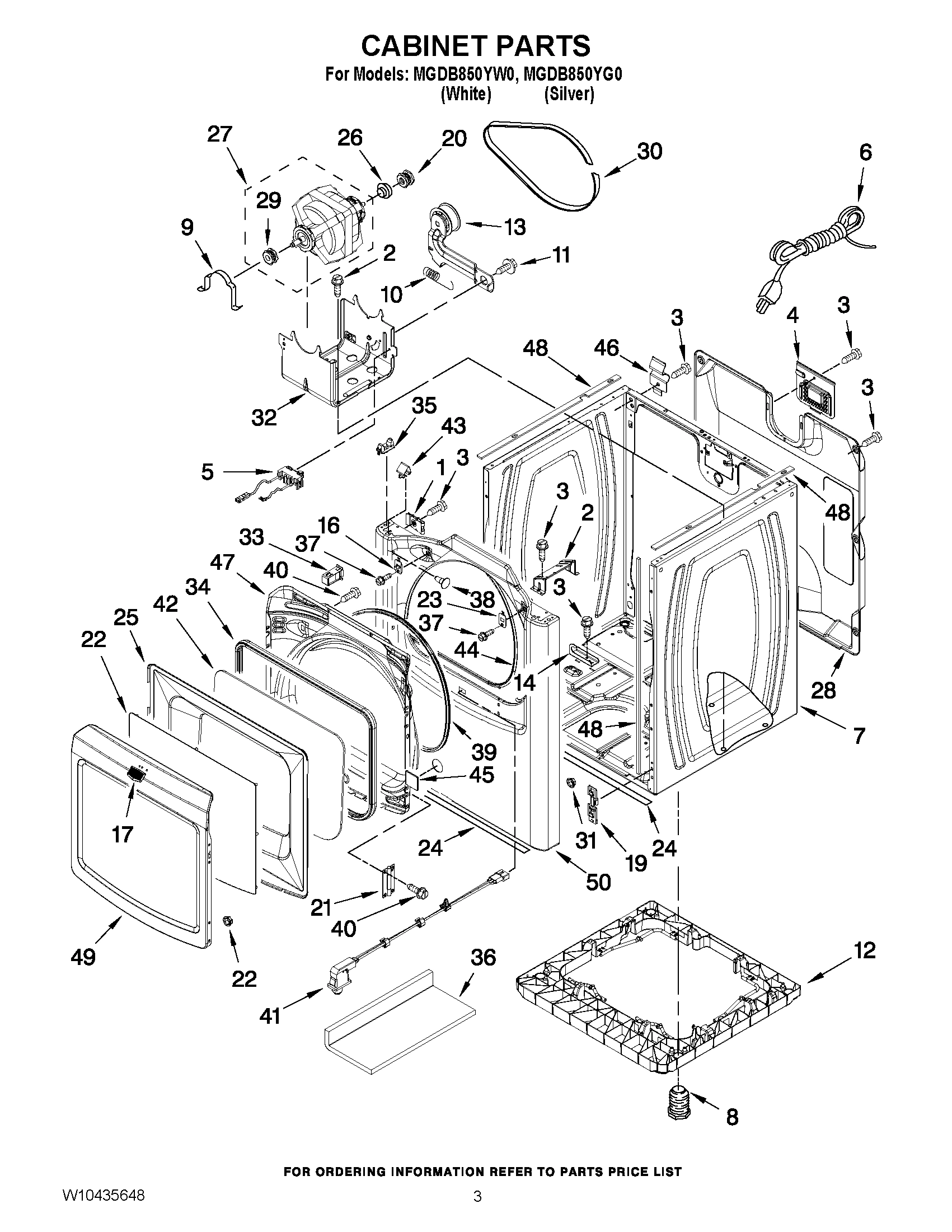 02 - CABINET PARTS