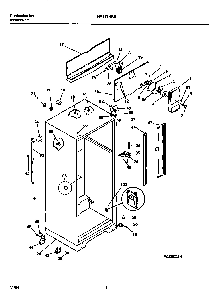 03 - CABINET W/FAN ASSEMBLY