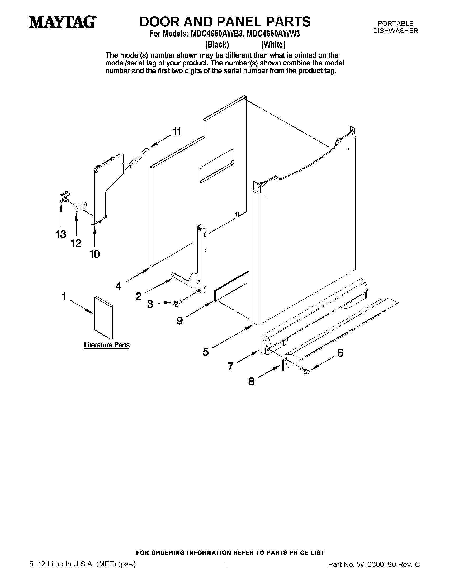 01 - DOOR AND PANEL PARTS
