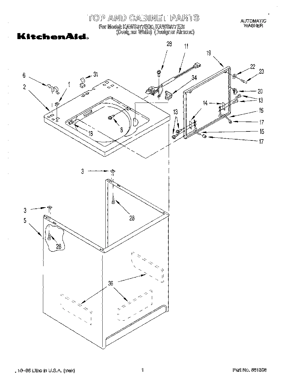 01 - TOP AND CABINET