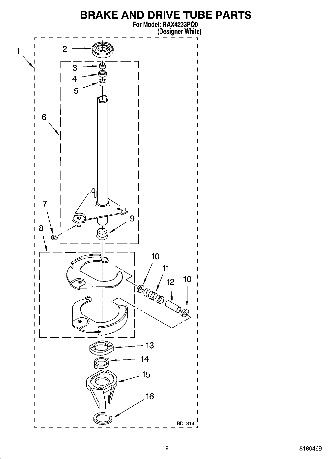 08 - BRAKE AND DRIVE TUBE PARTS