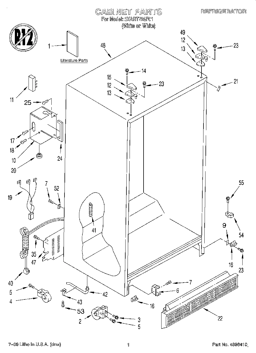 01 - CABINET, LITERATURE