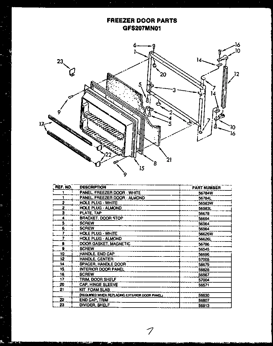 03 - FZ DOOR PARTS