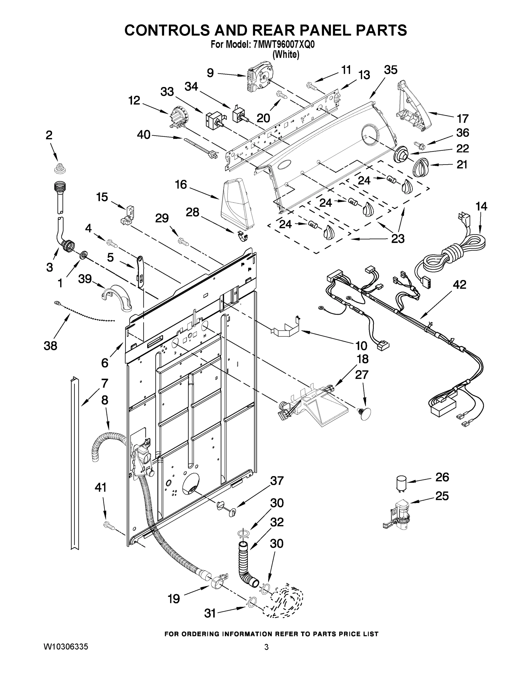 02 - CONTROLS AND REAR PANEL PARTS