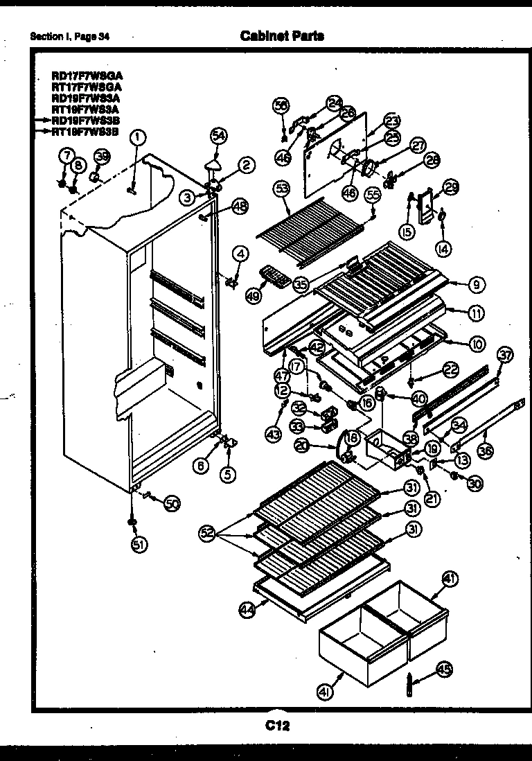 17 - CABINET PARTS