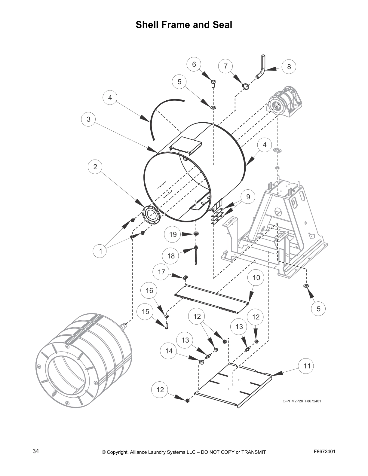Shell Frame and Seal