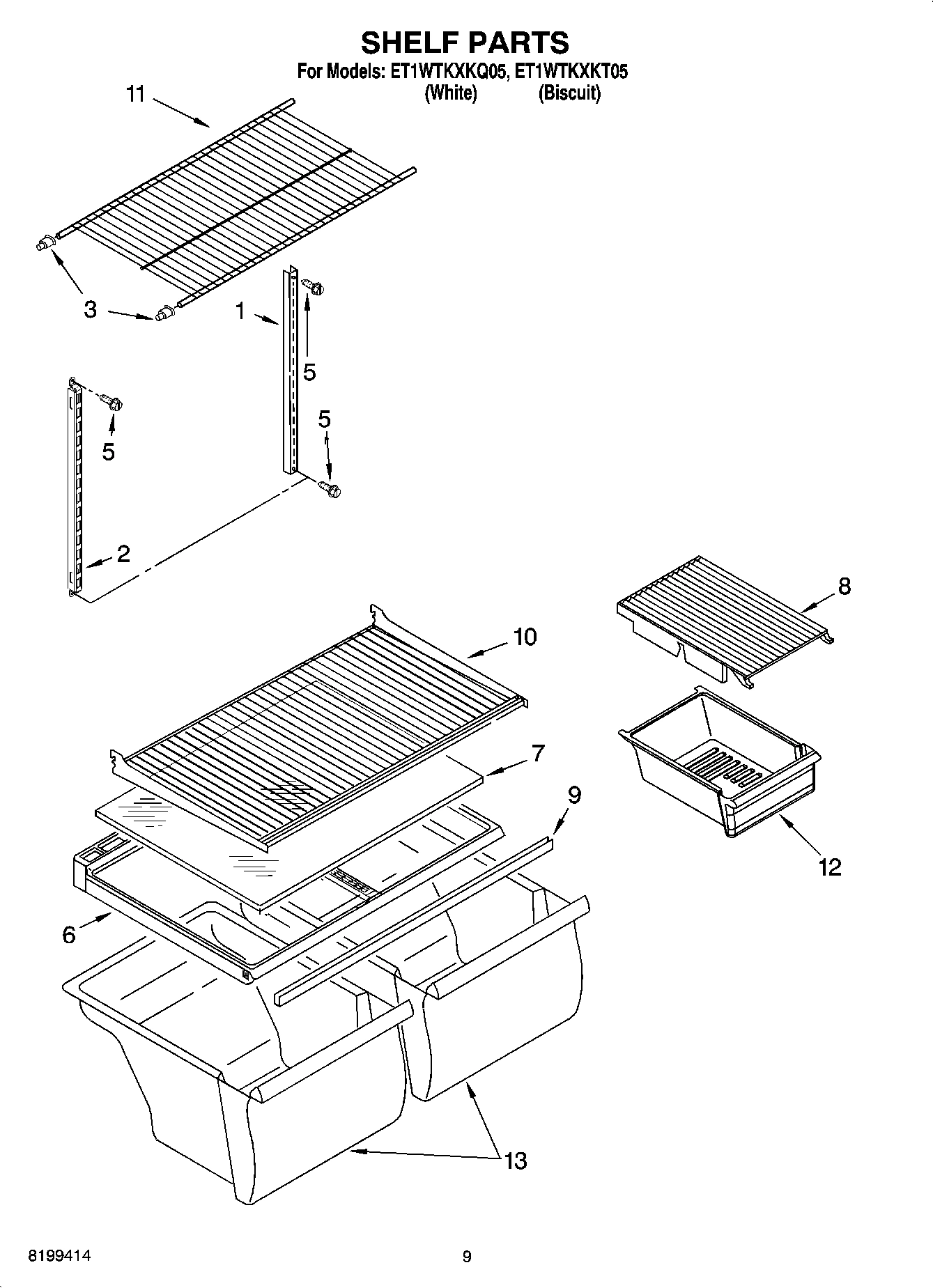 05 - SHELF PARTS, OPTIONAL PARTS
