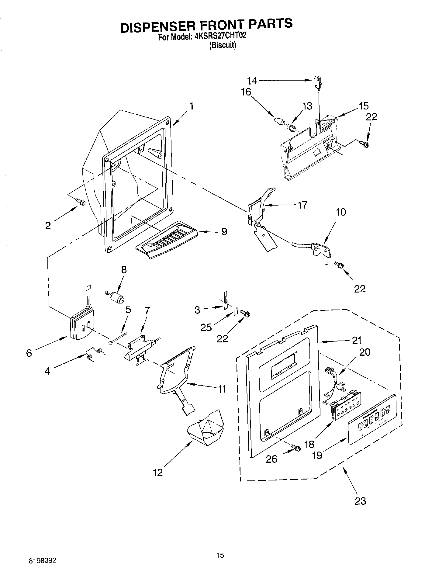 09 - DISPENSER FRONT