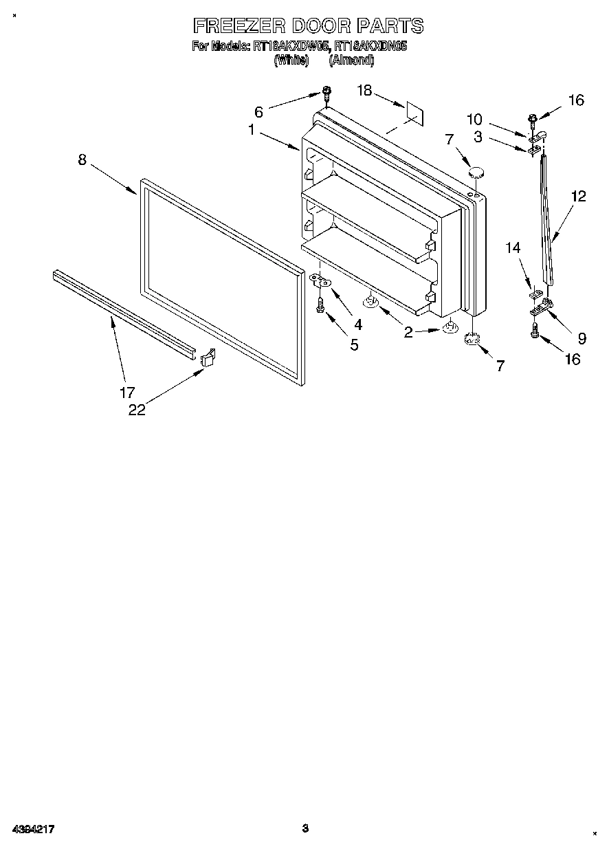 02 - FREEZER DOOR