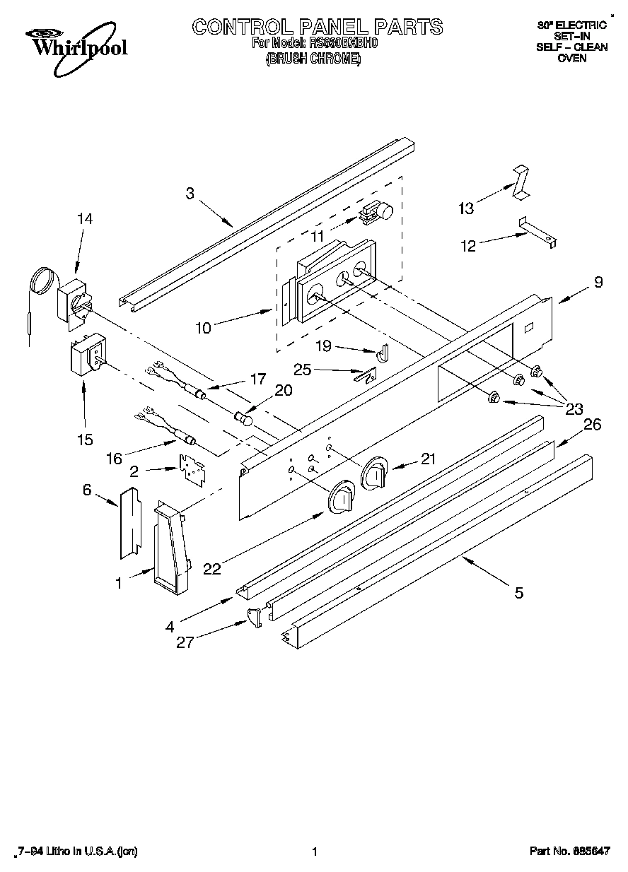 01 - CONTROL PANEL, LITERATURE