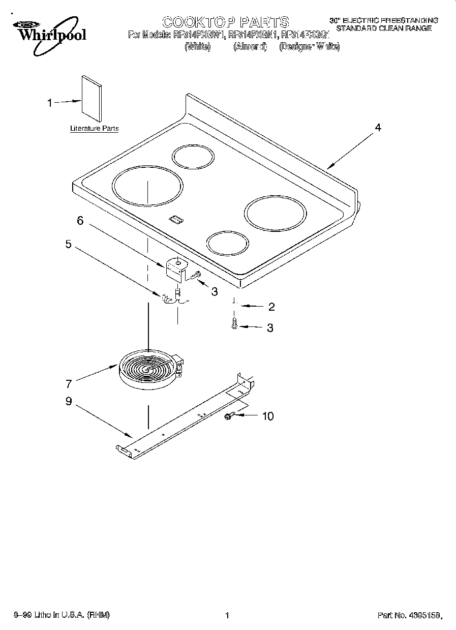 01 - COOKTOP, LITERATURE