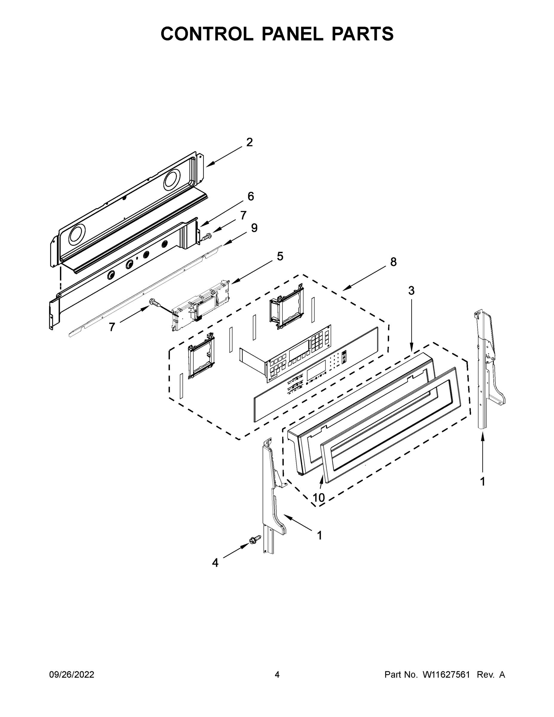 03 - CONTROL PANEL PARTS