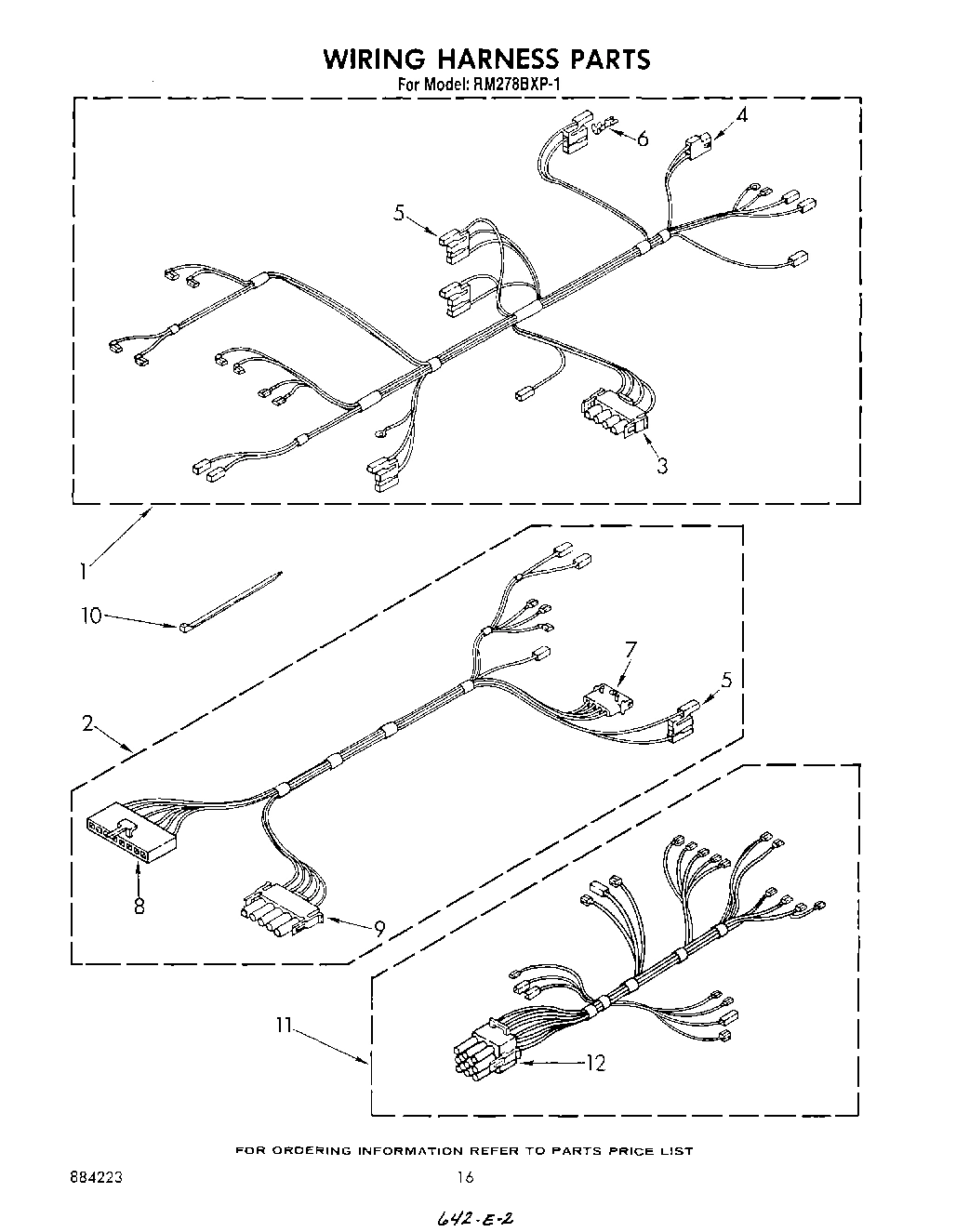 10 - WIRING HARNESS , LITERATURE AND OPTIONAL