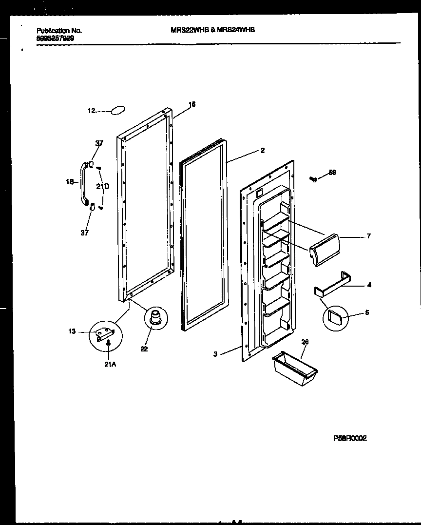 03 - REFRIGERATOR DOOR PARTS