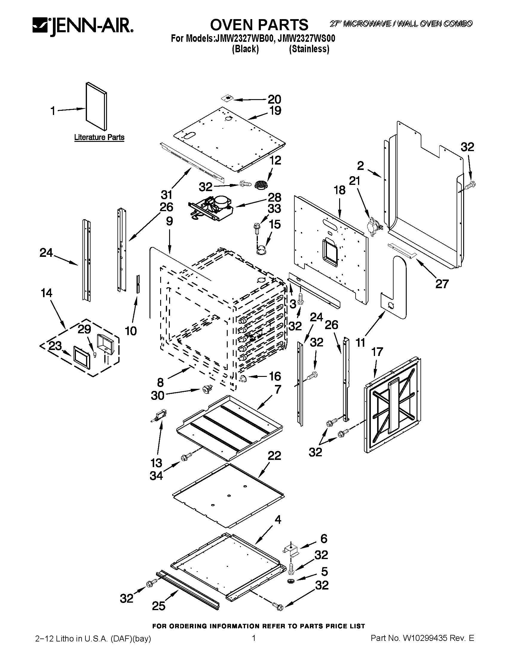 01 - OVEN PARTS