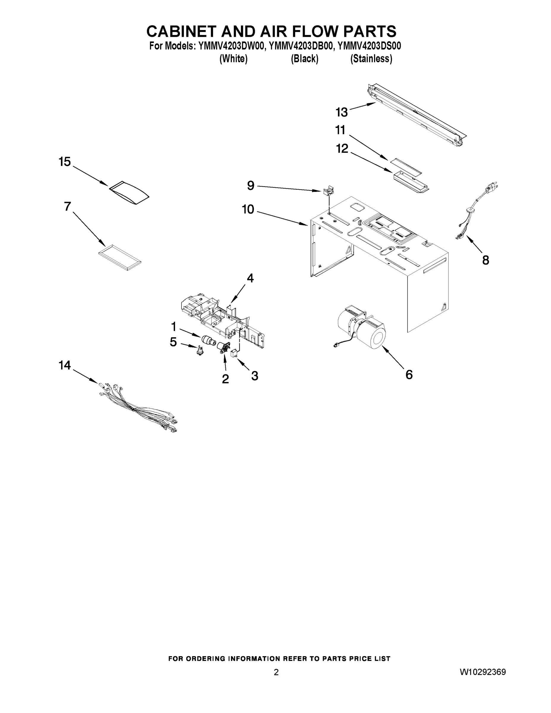 02 - CABINET AND AIR FLOW PARTS