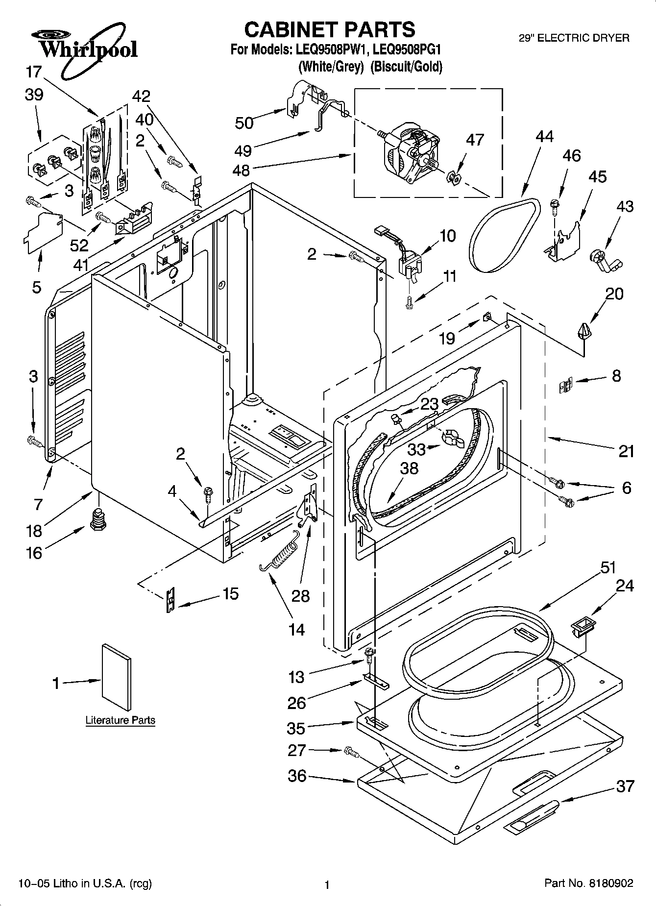 01 - CABINET PARTS