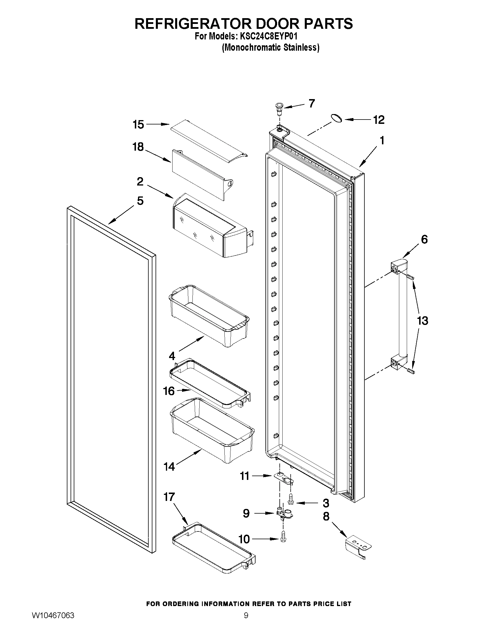 06 - REFRIGERATOR DOOR PARTS