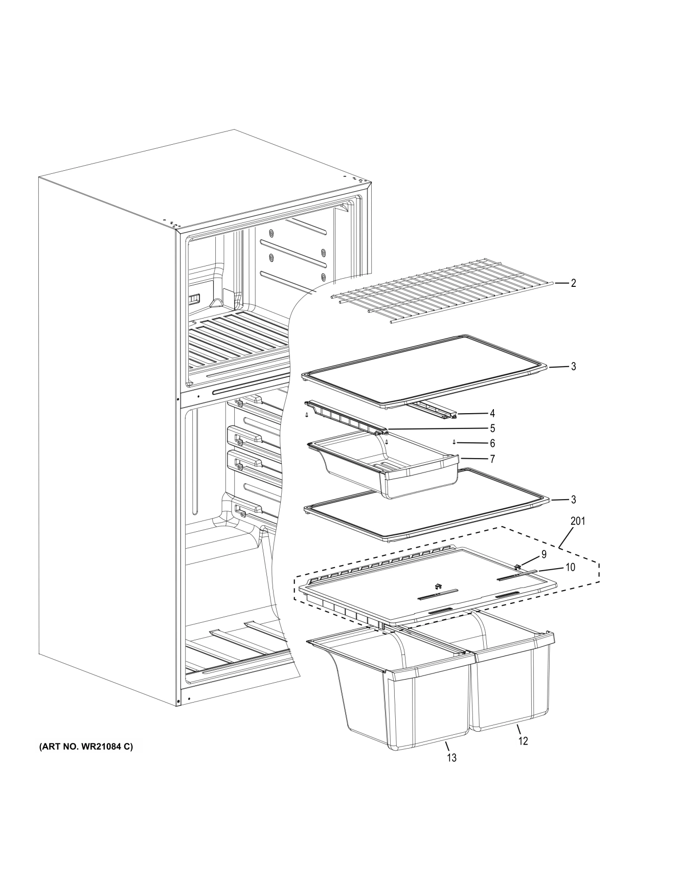 SHELVES & DRAWERS