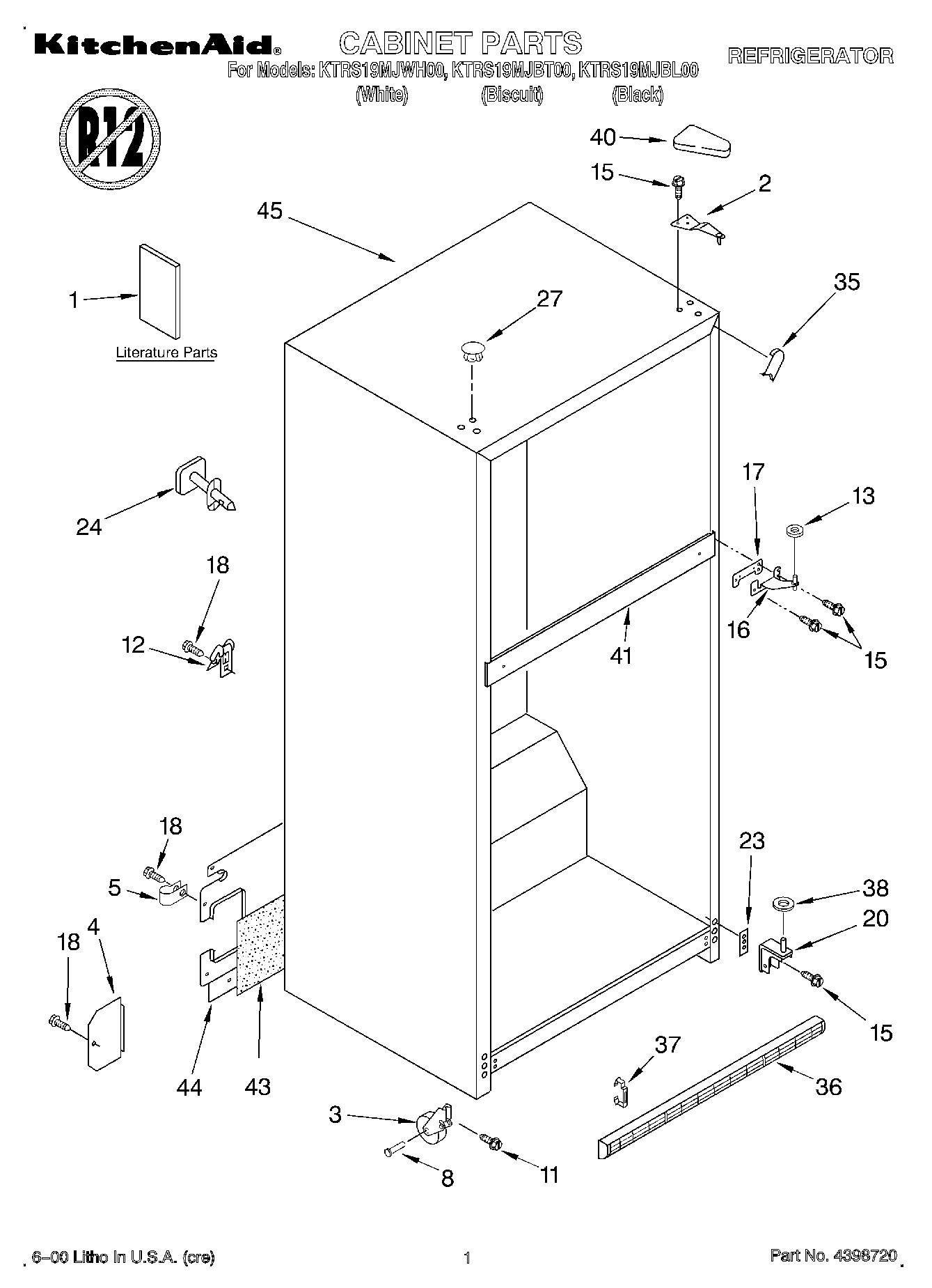01 - CABINET, LITERATURE